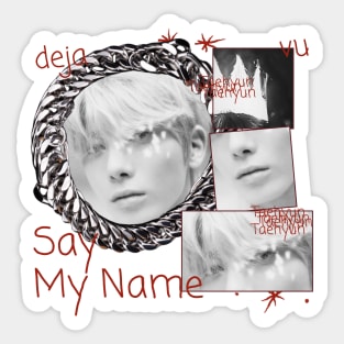 TAEHYUN TXT Dejavu Sticker